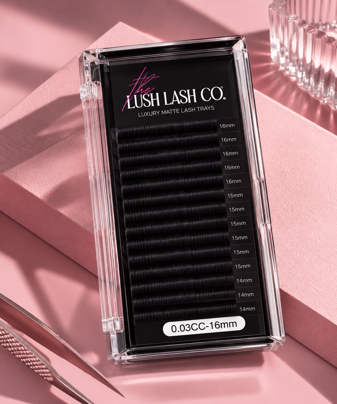 Wet Set Lash Trays| White Label Collection -- Final Sale